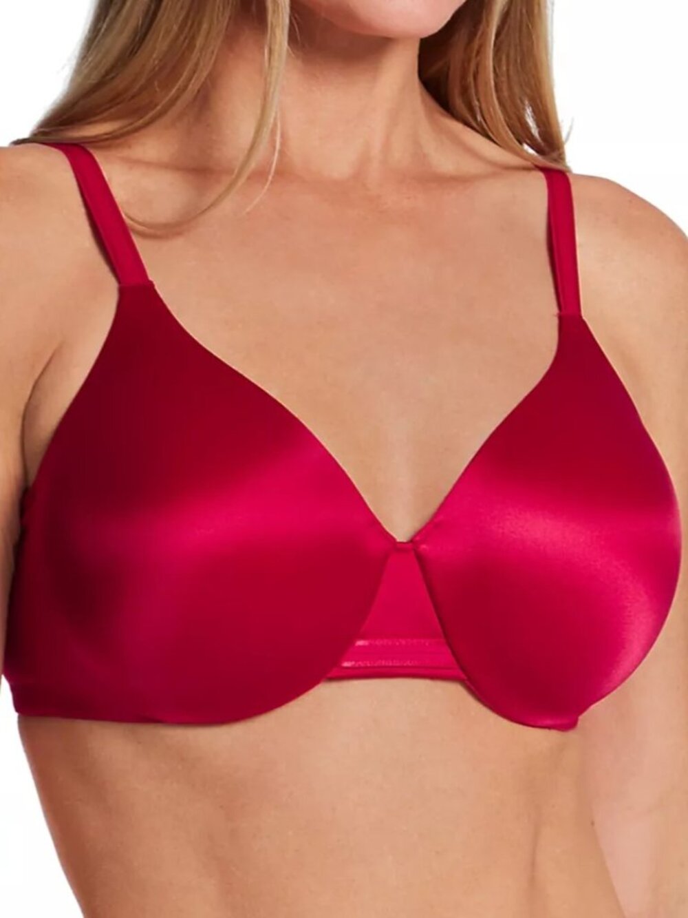 #1883 Bali One Smooth U Smoothing & Concealing Underwire Bra in Scarlet Berry